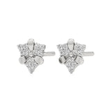 Flora | Round Lab-Grown Diamonds Clustered Studs - Nivara
