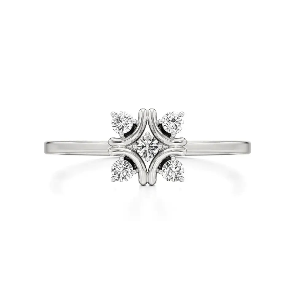 Flora | Lab-Grown Diamond 5-Stone Band - Nivara
