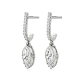 Amaya | Marquise & Round Lab-Grown Diamond Dangle Earrings