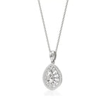 Celesta | Elegant Round Lab Grown Diamonds Cluster Pendant - Nivara