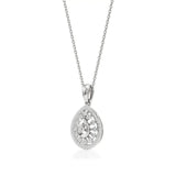Celesta | Elegant Round Lab Grown Diamonds Cluster Pendant - Nivara