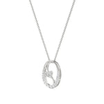 Sneh | Round Lab Grown Diamonds Heart Motif Pendant - Nivara