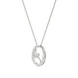 Sneh | Round Lab Grown Diamonds Heart Motif Pendant - Nivara