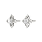 Nora | Emerald Solitaire Lab-Grown Diamond Studs - Nivara