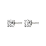 Thea | 4-Prong Round Lab-Grown Diamond Stud - Nivara