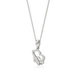Sneh | Round Lab Grown Diamonds Heart Pendant - Nivara