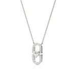 Sneh | Heart & Round Lab Grown Diamonds Pendant - Nivara