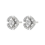 Nora | Round Lab-Grown Diamonds Halo Studs - Nivara