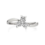 Flora | Lab-Grown Diamond Three-Stone Ring - Nivara