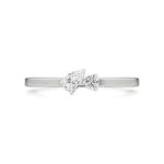 Mode | Round & Pear Lab-Grown Diamond Solitaire Ring - Nivara