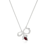 Foreva | Classic Ruby & Diamond Infinity Pendant - Nivara