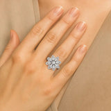 Flora | Round & Pear Lab-Grown Diamond Ring - Nivara