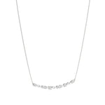 Anek | Multi-Shape Lab Grown Diamonds Bar Necklace - Nivara