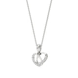 Foreva | Round Lab Grown Diamonds Infinity Loop Pendant - Nivara