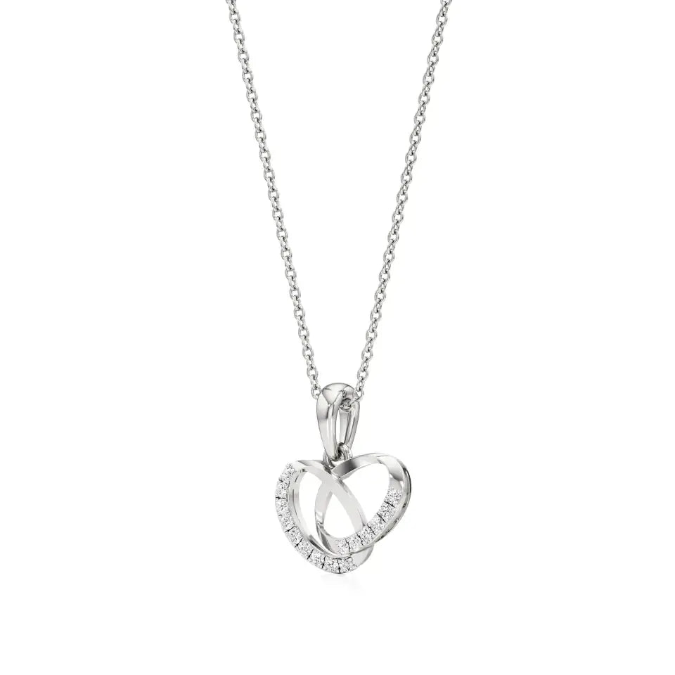 Foreva | Round Lab Grown Diamonds Infinity Loop Pendant - Nivara