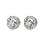 Mira | Round Lab-Grown Diamonds Halo Studs - Nivara