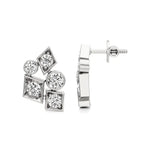 Celestia | Round Lab-Grown Diamonds Clustered Studs - Nivara