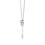 Sneh | Pear & Round Lab Grown Diamonds Tear Drop Pendant - Nivara