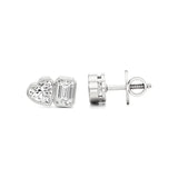 Mode | Hear & Emerald Duo Lab-Grown Diamond Studs - Nivara