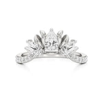Flora | Round & Pear Lab-Grown Diamond Ring with Pav�� Accents - Nivara