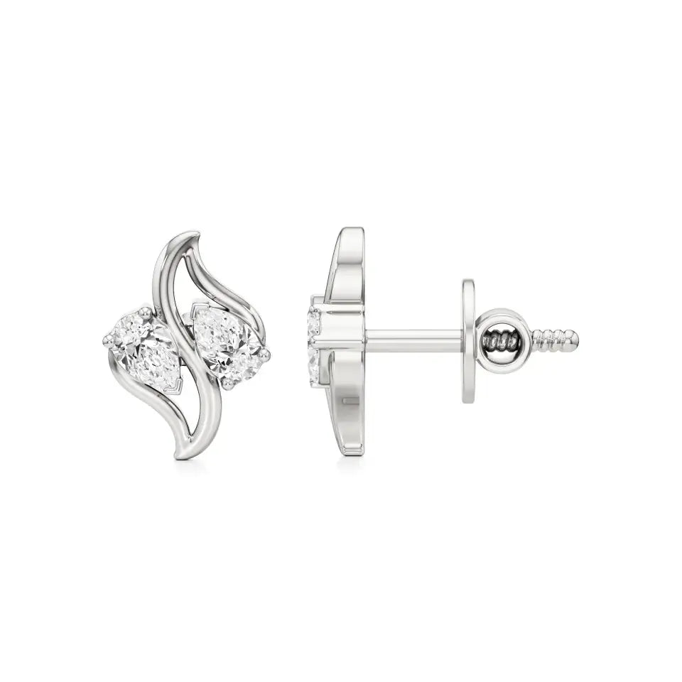 Mode | Pear Lab-Grown Diamond Studs - Nivara