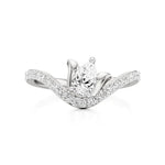 Flora | Round & Pear Lab-Grown Diamond Ring - Nivara