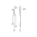 Mode | Pear & Round Lab-Grown Diamond Danglers - Nivara