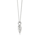 Sneh | Round Lab Grown Diamonds Heart Pendant - Nivara