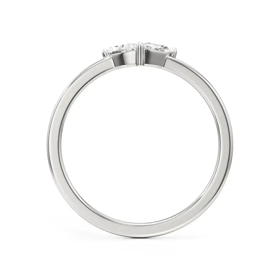 Mode | Marquise & Pear Lab-Grown Diamond Solitaire Ring - Nivara
