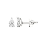 Sia | Studs with Three Prong Pear Lab-Grown Diamonds - Nivara