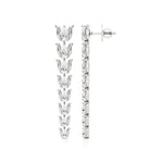 Mode | Pear Lab-Grown Diamonds Dangler Earrings - Nivara