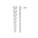 Mode | Pear Lab-Grown Diamonds Dangler Earrings - Nivara