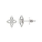 Nora | Emerald Solitaire Lab-Grown Diamond Studs - Nivara