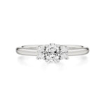 Aria | Oval Lab-Grown Diamond Three-Stone Ring - Nivara