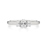 Aria | Oval Lab-Grown Diamond Three-Stone Ring - Nivara