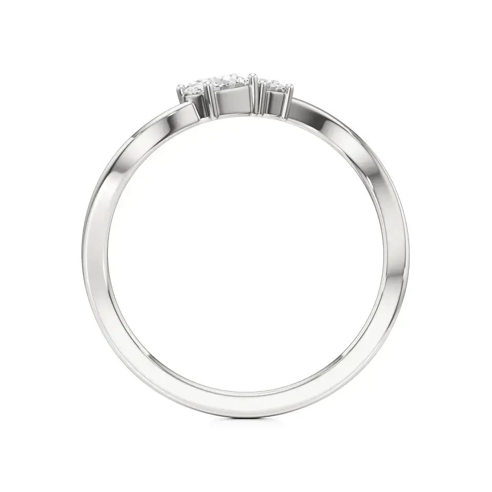 Mode | Oval & Round Lab-Grown Diamond Ring - Nivara