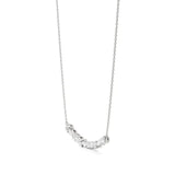 Anek | Multi-Shape Lab Grown Diamonds Bar Necklace - Nivara