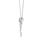 Sneh | Elegant Round Lab Grown Diamonds Heart Pendant - Nivara