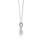 Sneh | Classic Heart & Round Lab Grown Diamonds Pendant - Nivara