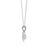 Sneh | Classic Heart & Round Lab Grown Diamonds Pendant - Nivara