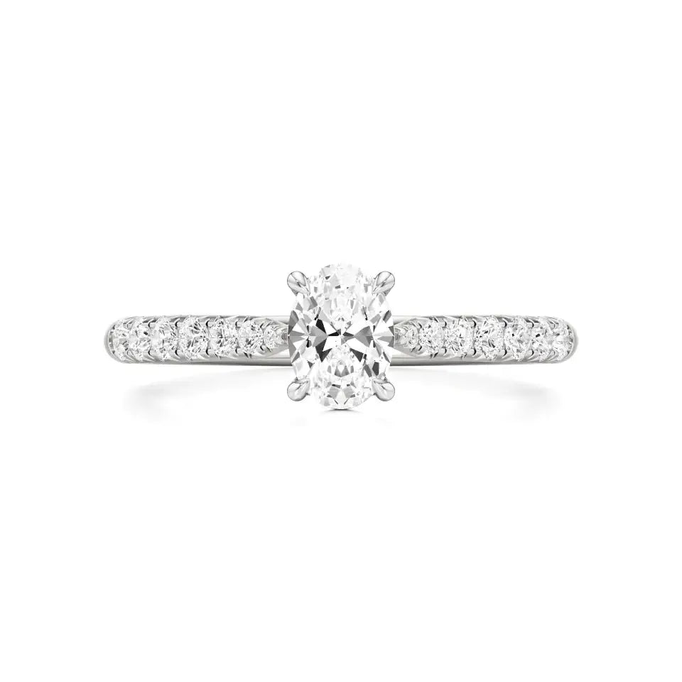 Amara | Round & Oval Lab-Grown Diamond Ring - Nivara