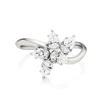 Flora | Pear Diamonds in Flora Design - Nivara