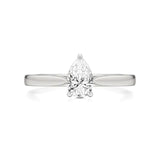 Amora | Pear Lab-Grown Diamond Solitaire Ring