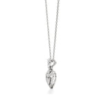 Sneh | Pear & Round Lab Grown Diamonds Heart Pendant - Nivara