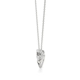 Sneh | Classic Round & Pear Lab Grown Diamonds Heart Pendant - Nivara