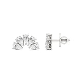 Mode | Round & Marquise Lab-Grown Diamond Swirl Studs - Nivara