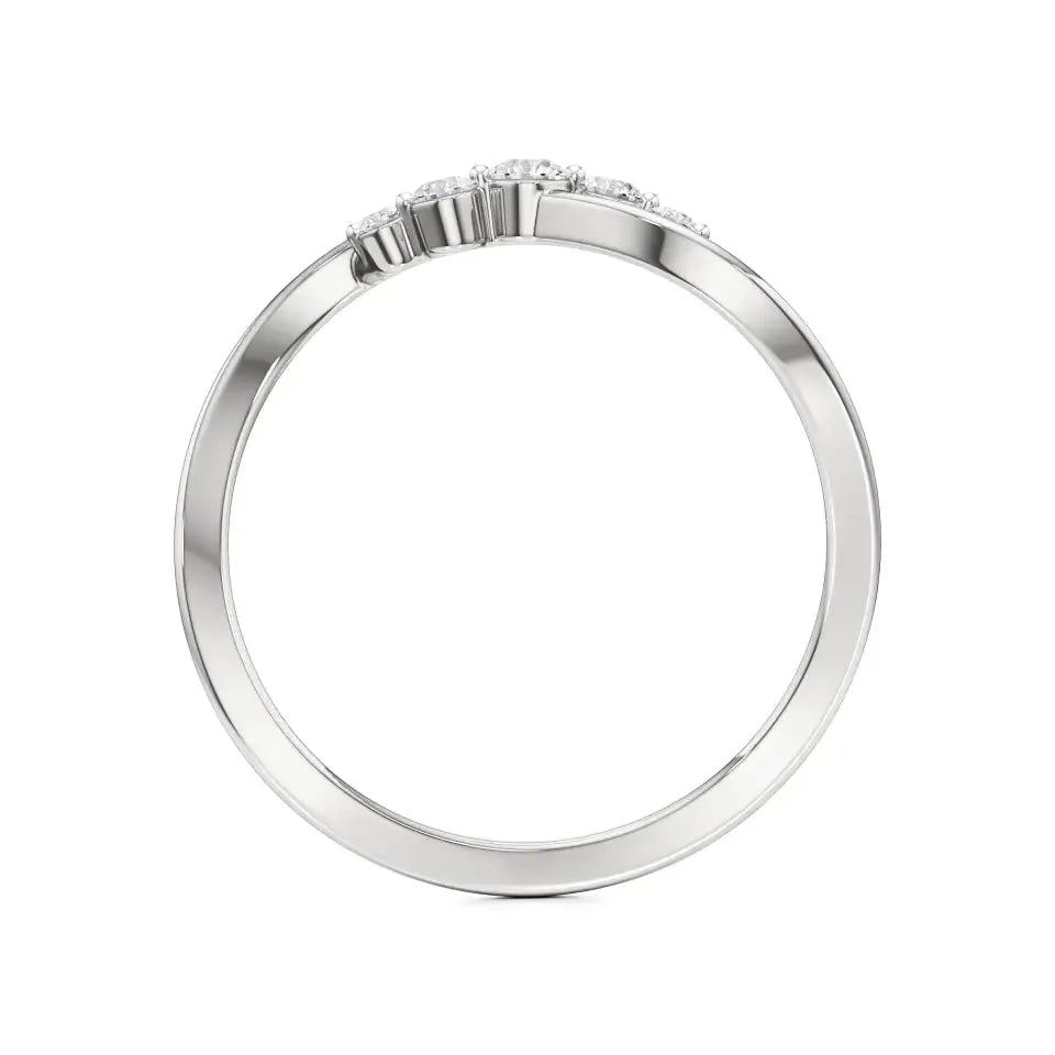 Foreva | Round Lab-Grown Diamond 5-Stone Band - Nivara