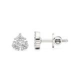 Mode | Round & Princess Trio Lab-Grown Diamonds Studs - Nivara