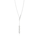 Flora | Pear & Round Lab Grown Diamonds Lotus Petals Necklace - Nivara