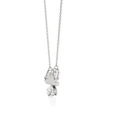 Vanya | Elegant Round Lab Grown Diamonds Butterfly Wings Pendant - Nivara